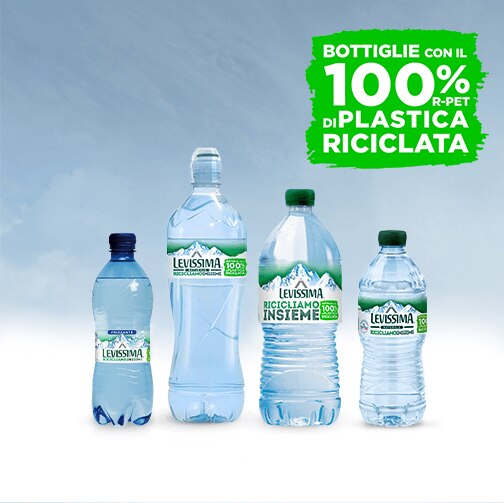 Bottiglie Riciclabili In Plastica Riciclata R Pet Levissima